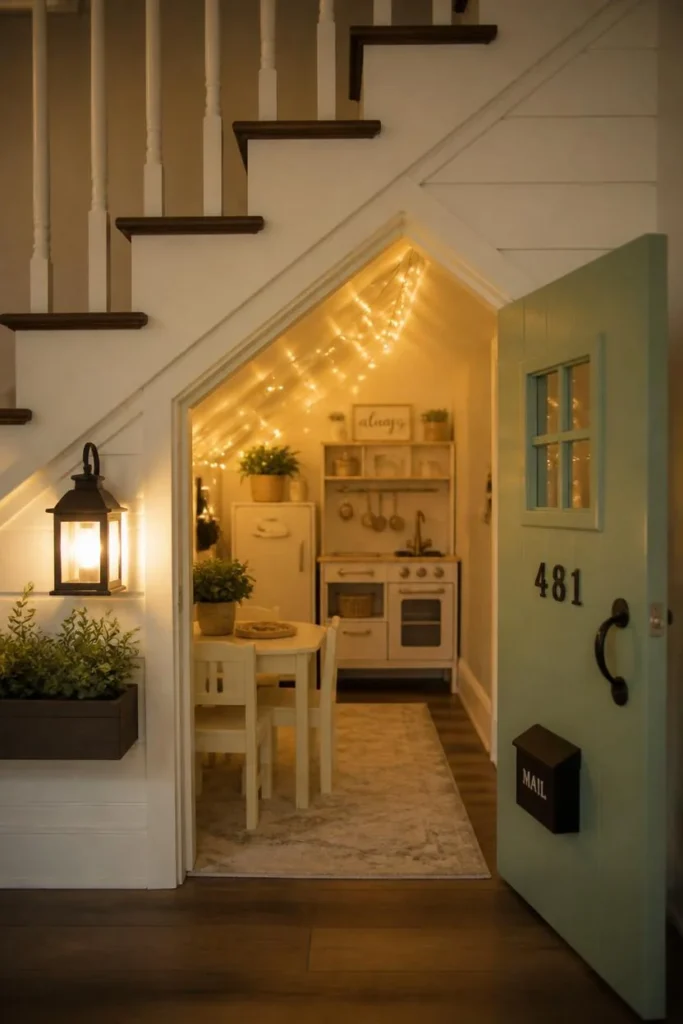  Under-the-Stairs Kids' Playhouse