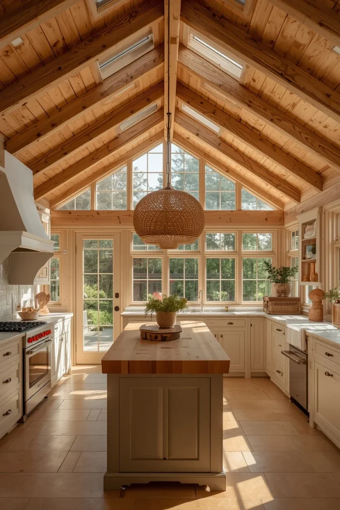 16 Solarium Kitchen Ideas That Flood Your Home With Beautiful Light 9 Farmhouse Solarium Kitchen