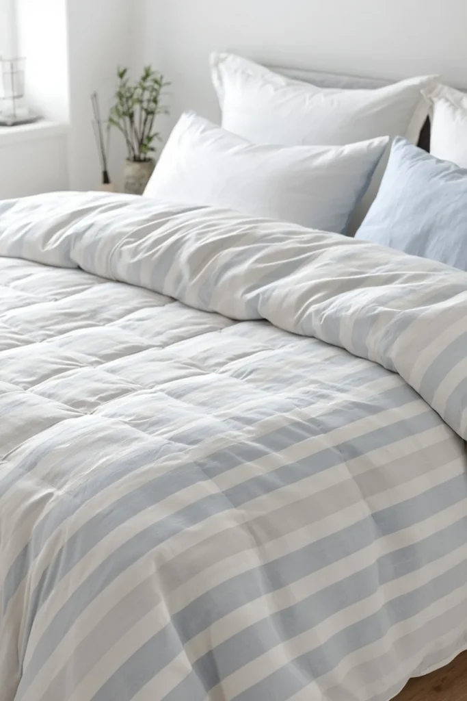 Striped Hotel-Style Bedding