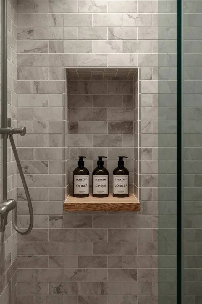 18 Small Bathroom Ideas That Pack Maximum Style Into Minimal Space 10 small bathroom shower, featuring a recessed tiled niche