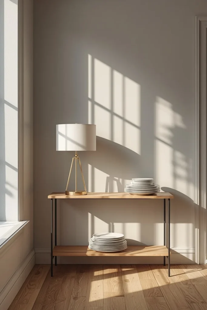 19 Small Dining Room Ideas That Are Big on Style & Even Bigger on Charm 10 small dining room, featuring a slim console table against the wall