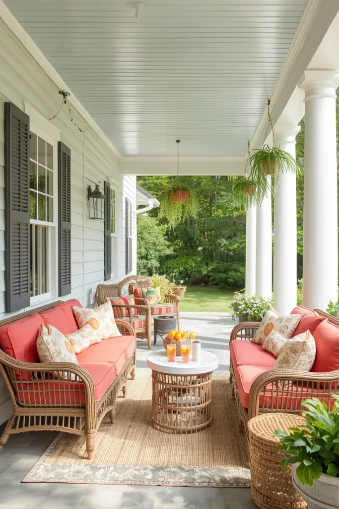 19 Summer Porch Decor Ideas That Make Outdoor Living Bright & Beautiful 10 summer porch decor