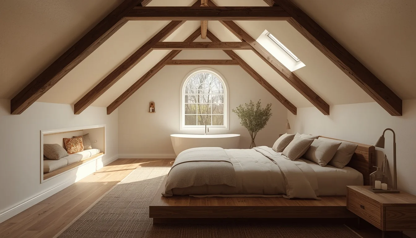 attic bedroom featured