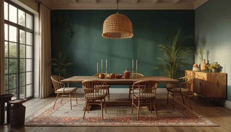 boho dining room