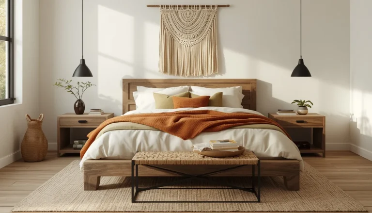 25 Boho Farmhouse Bedroom Ideas That Are Effortlessly Cozy & Beautiful 2 boho farmhouse bedroom ideas