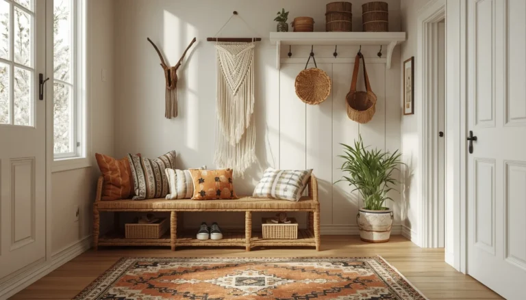 boho mudroom featured image