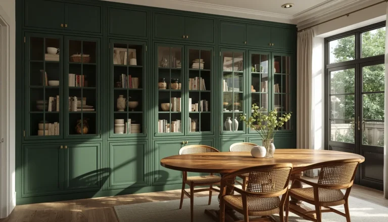 built in dining room cabnets