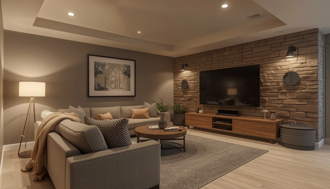cozy basement featured image