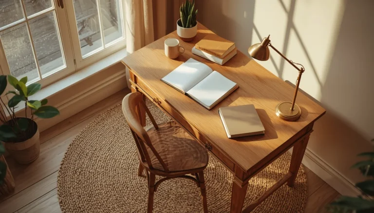 cozy study space decor