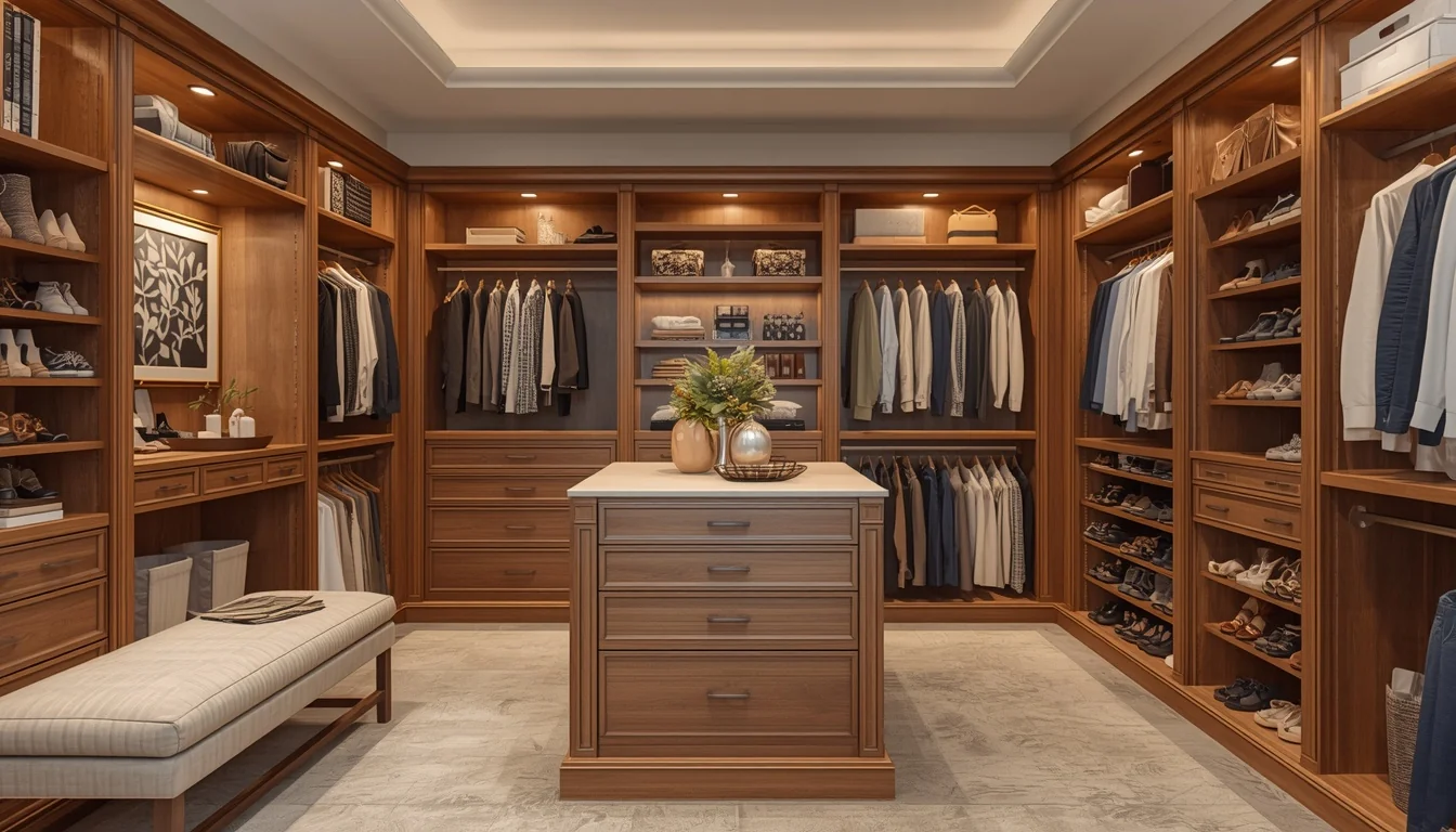 24 Custom Walk-In Closet Designs That Make Getting Dressed Feel Like a Dream 1 custom walk in closet featured image