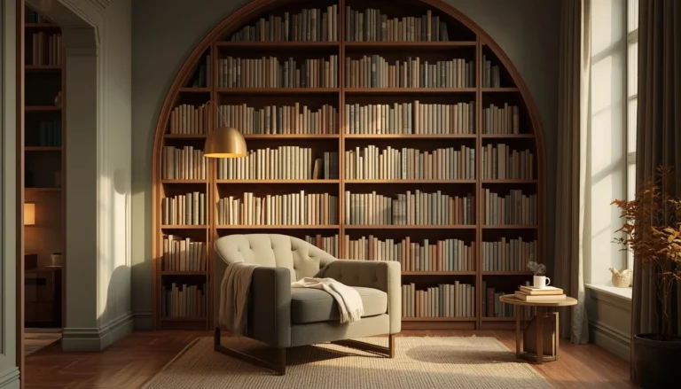home library aesthetic featured