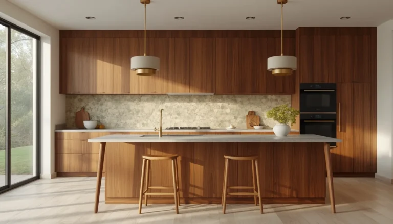 mid century modern kitchen design