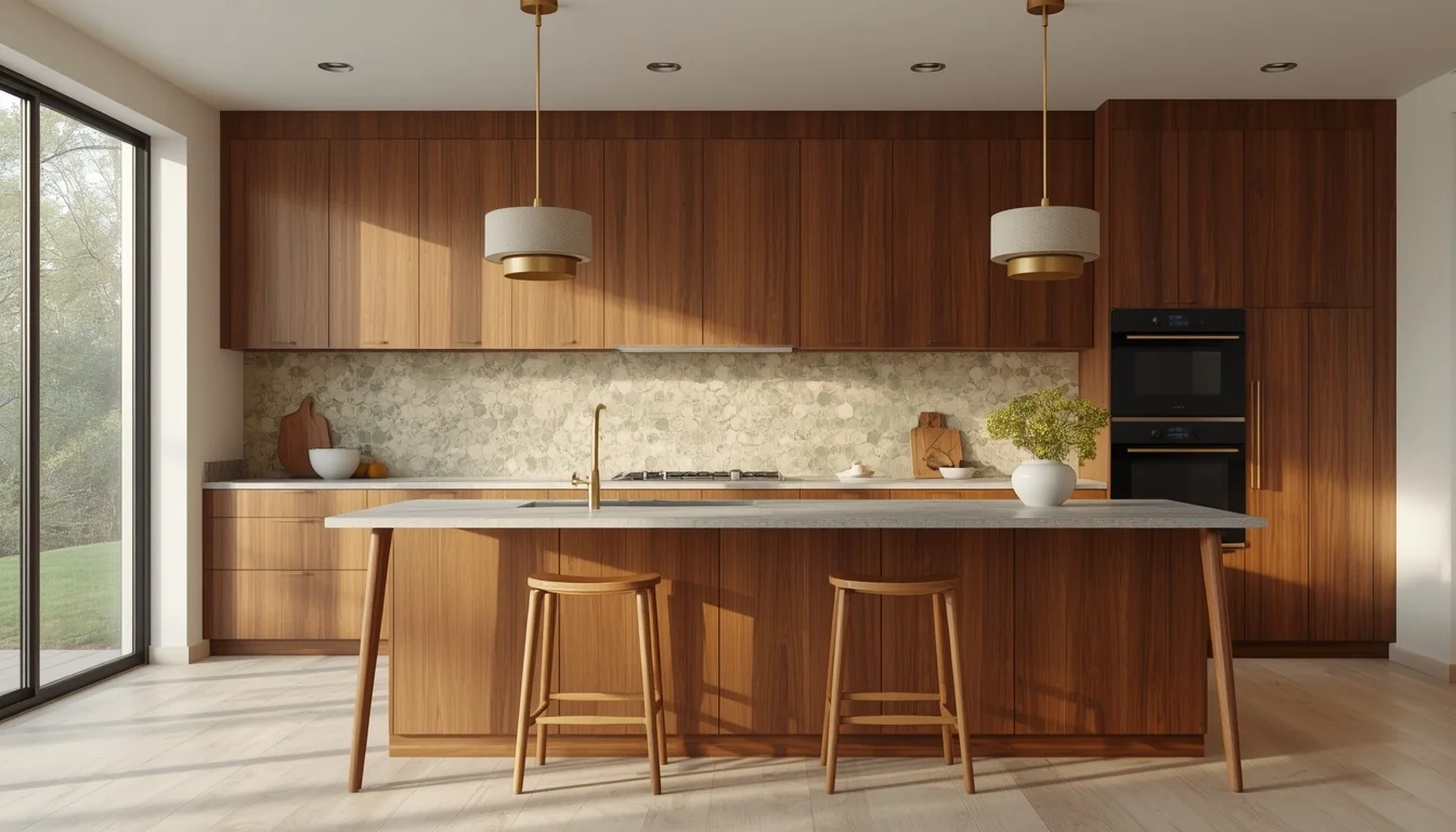 22 Mid Century Modern Kitchen Designs That Are Timeless & Stunning 1 mid century modern kitchen design
