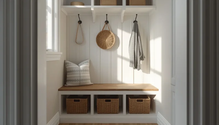mini mudroom featured image