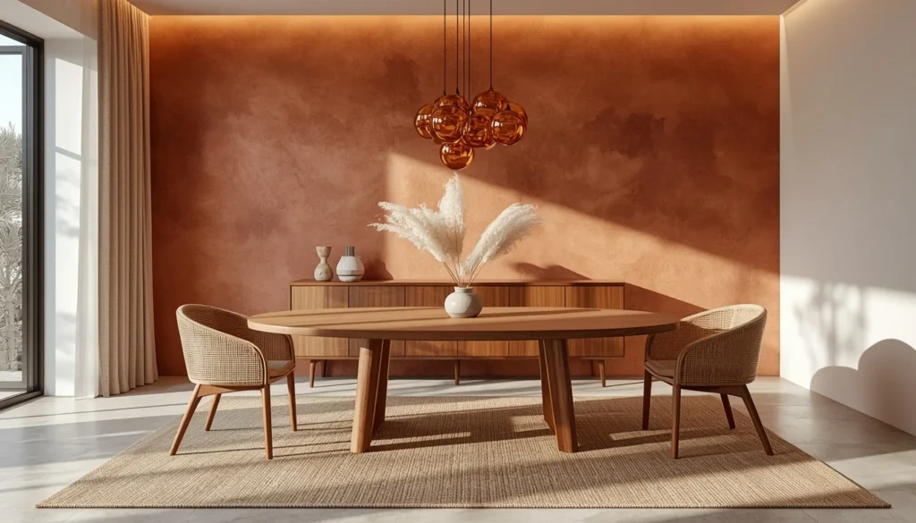 modern dining room featured