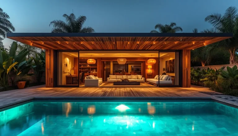 pool house luxury retreat