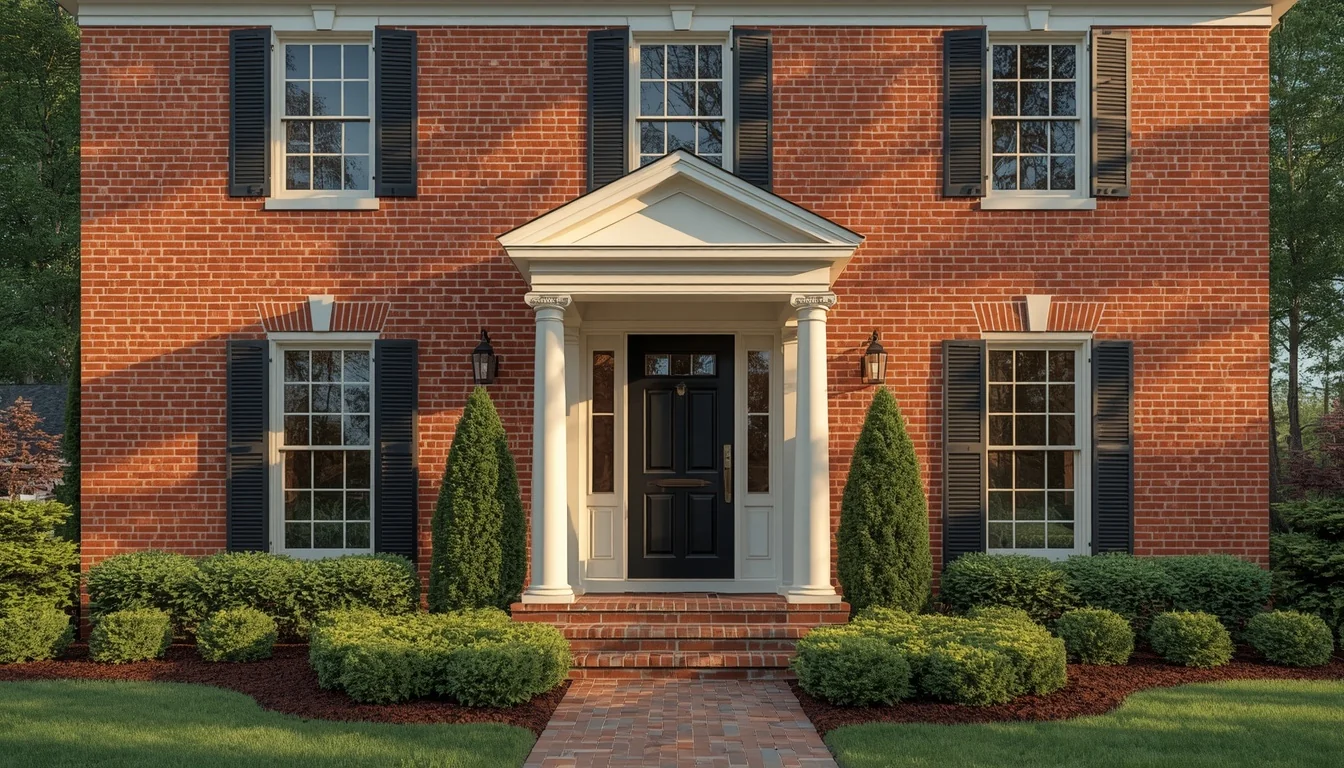 25 Red Brick House Exterior Ideas That Make Traditional Look Incredibly Chic 1 red brick house featured image