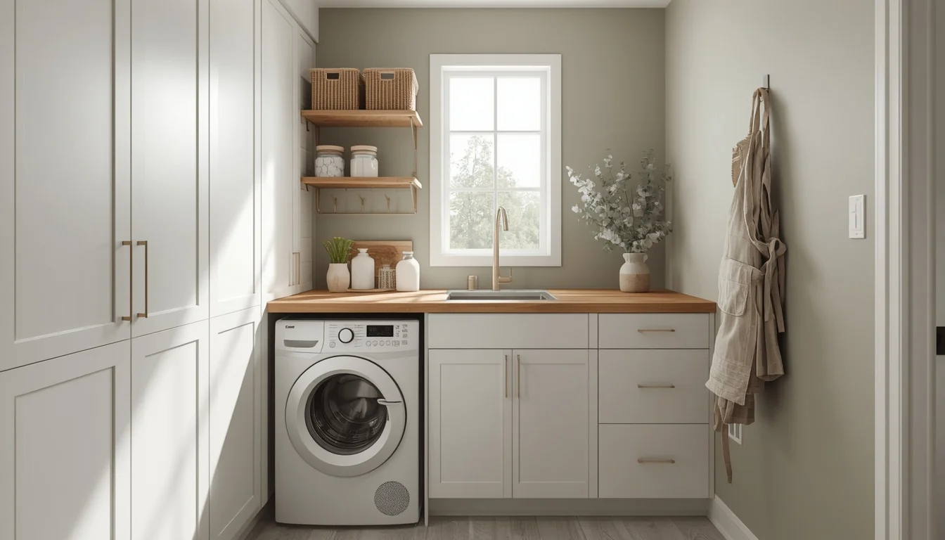 21 Small Laundry Room Ideas That Pack Function & Style Into Every Inch 1 small laundry room ideas