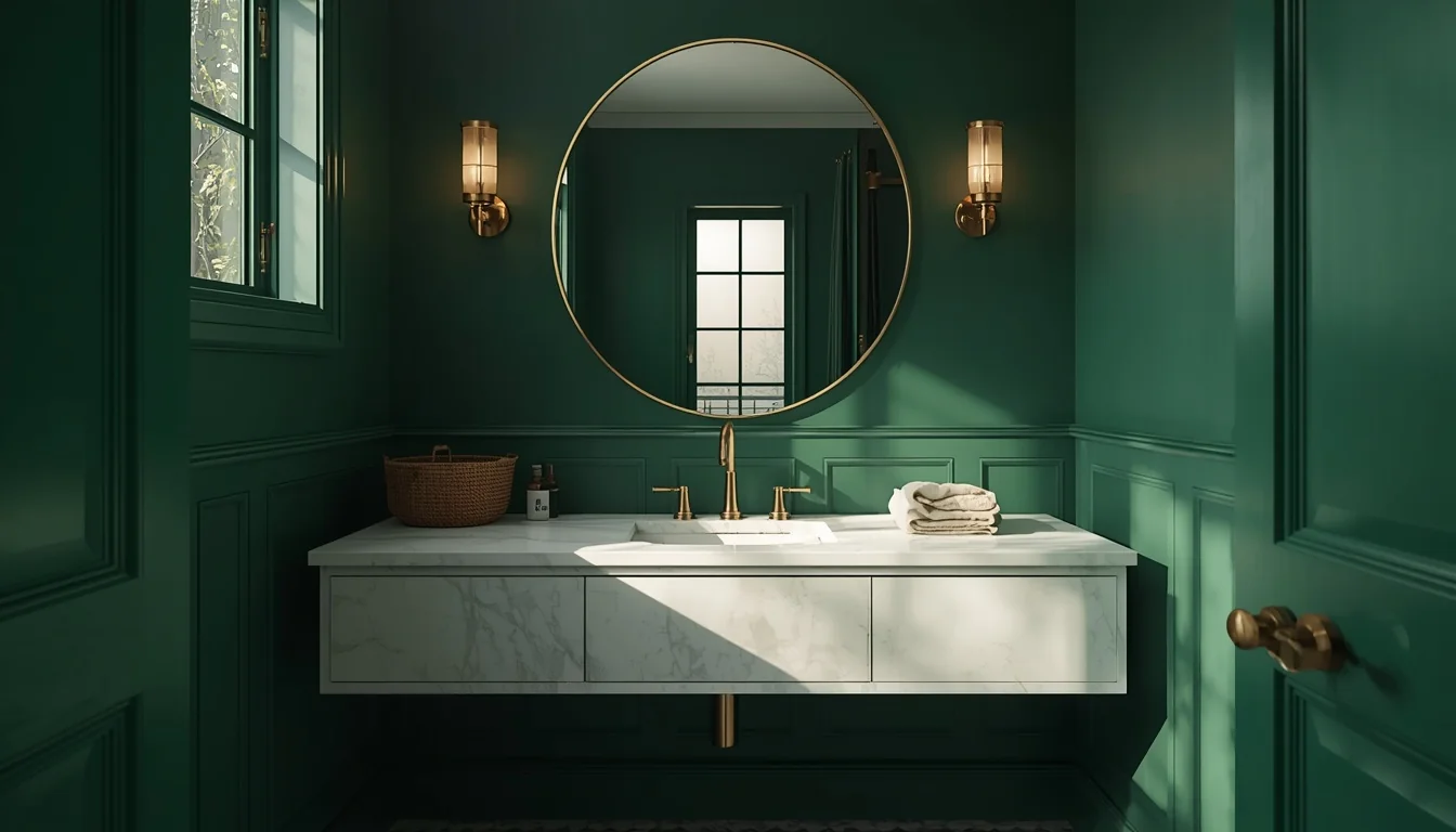 tiny powder room featured
