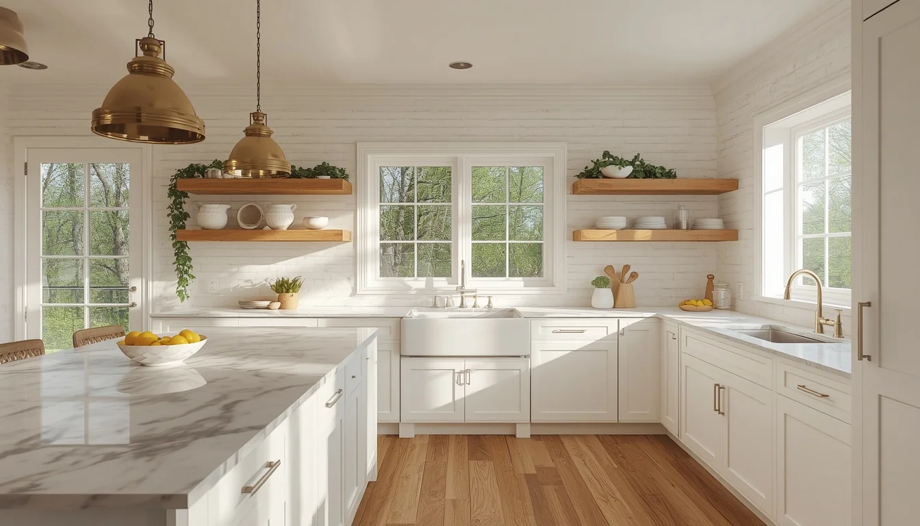 20 White Kitchen Ideas That Are Bright, Fresh & Absolutely Dreamy 1 white kitchen ideas featured