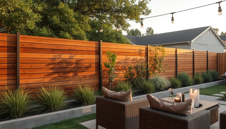 wood privacy fence ideas