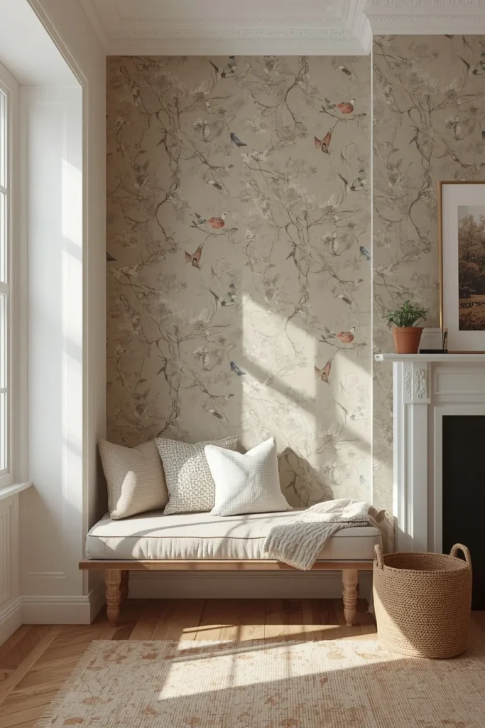 19 Cottagecore Living Room Ideas That Feel Like a Storybook Come to Life 12 cottagecore living room, featuring one accent wall