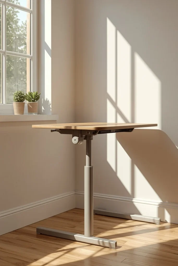 homeschool room, featuring a height-adjustable desk 
