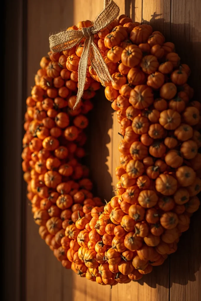  front door wreath close-up, featuring a wreath 