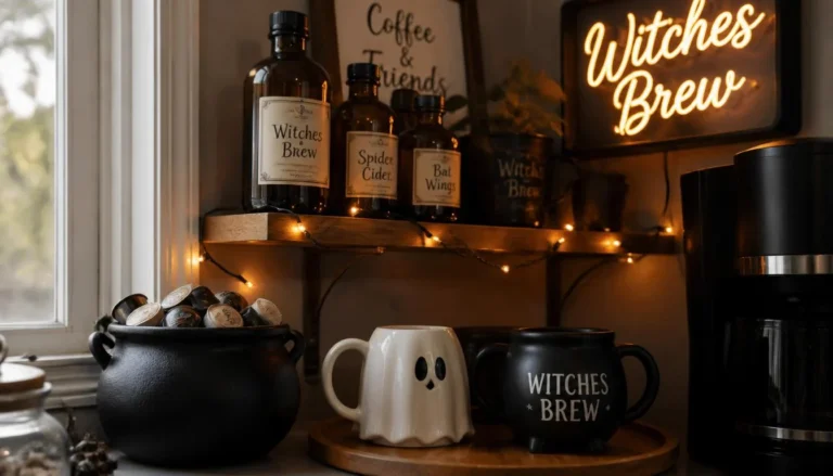 Halloween Coffee Bar Ideas