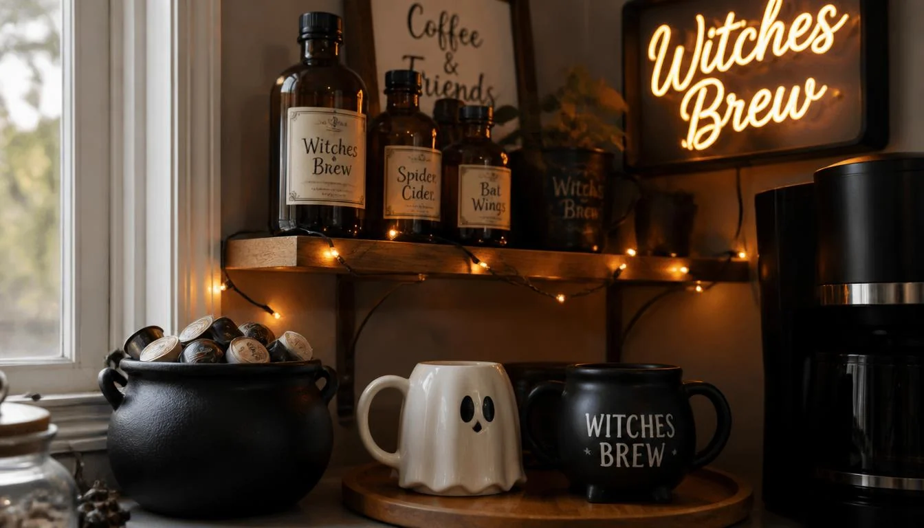 Halloween Coffee Bar Ideas