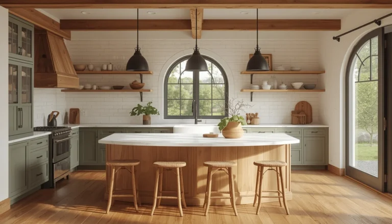 19 Modern Farmhouse Kitchens That Nail Cozy Meets Contemporary 1 modern farmhouse kitchen