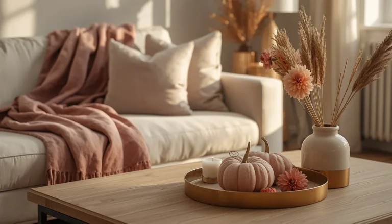 Pink Fall Decor Ideas