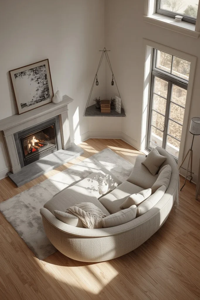 Curved Sofa Layout Ideas