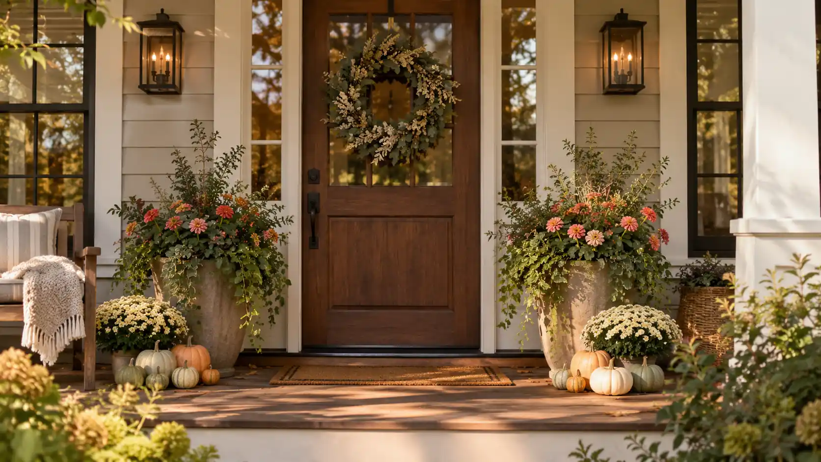 Early Fall Porch Decor Ideas