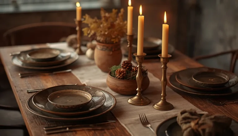 Fall Table Setting Ideas
