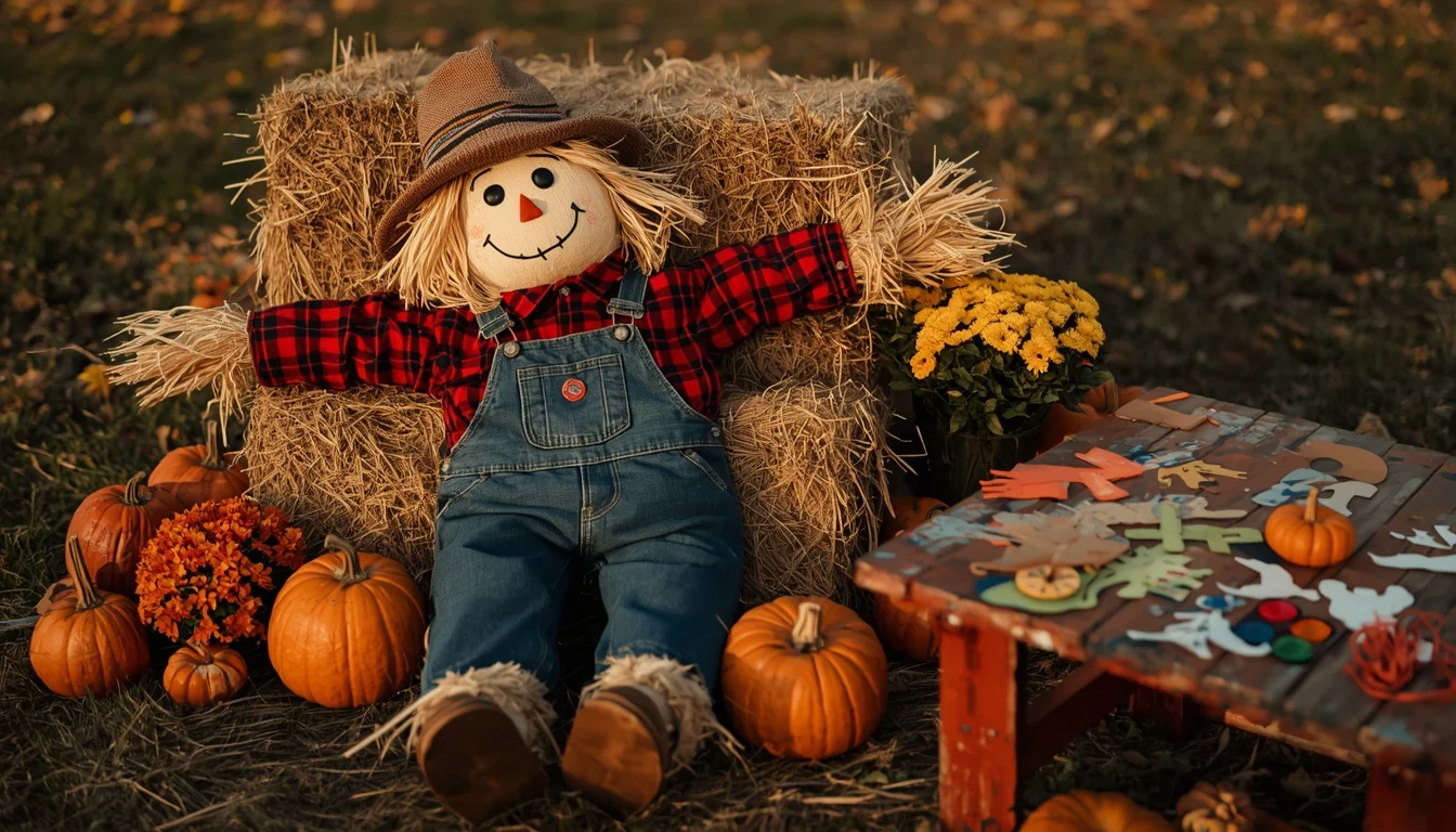 19 Fun DIY Scarecrow Ideas for fall that Kids Will Love Making 1 Fun DIY Scarecrow Ideas fall decor