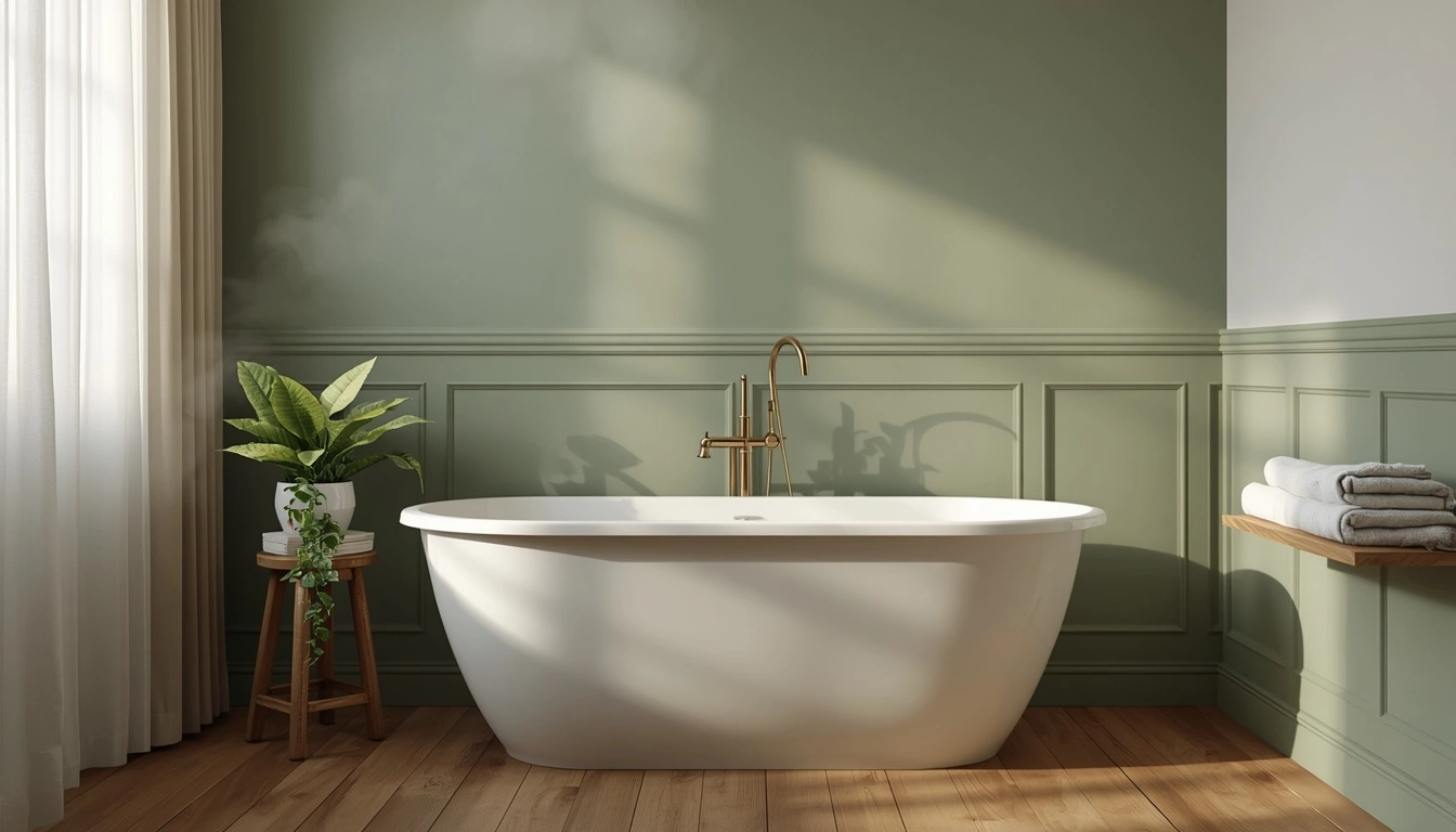 21 Green Bathroom Ideas That Bring Nature's Calm Into Your Home 1 Green Bathroom Ideas