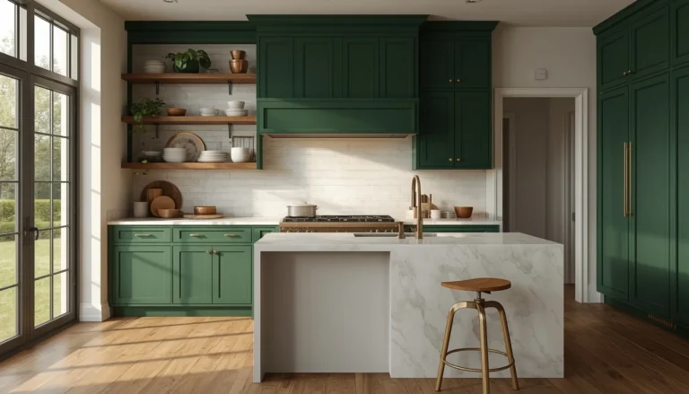17 Green Kitchen Designs That Feel Bold, Fresh & Totally Unexpected 8 Green Kitchen Designs ideas