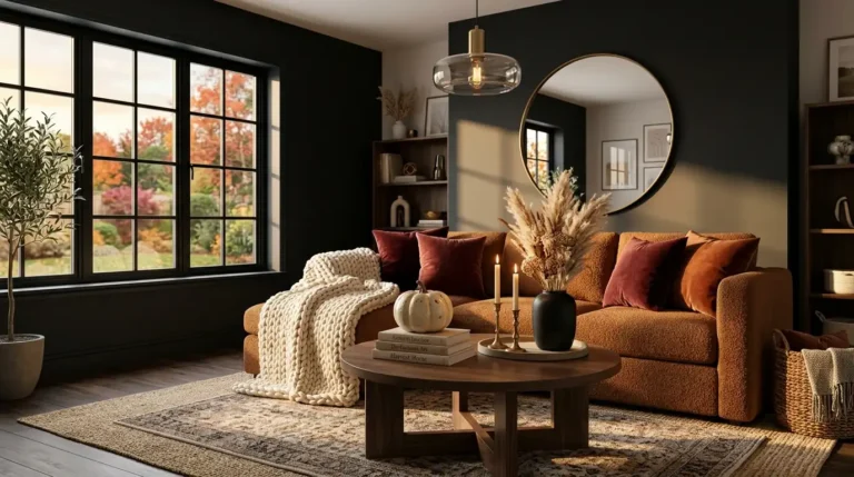 Moody Fall Living Room