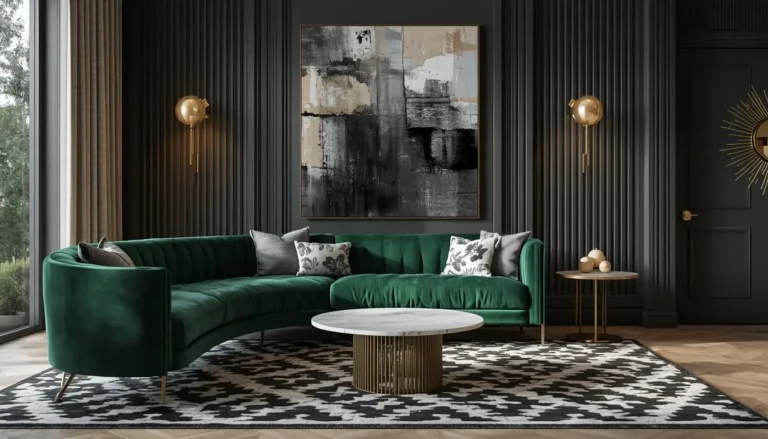 19 Neo Deco Living Room Ideas for a Modern Take on Art Deco Glam 24 Neo Deco Living Room ideas