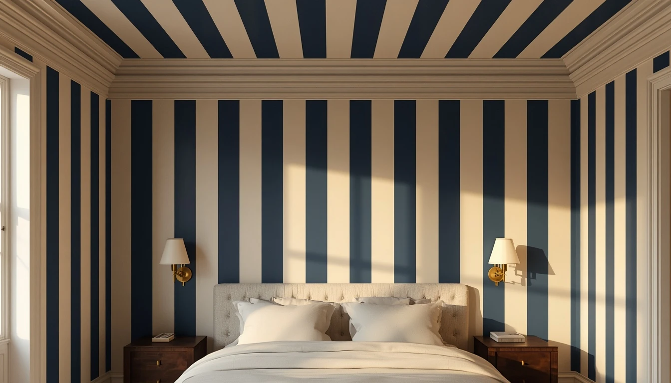 16 Striped Ceiling Ideas to Add Instant Personality Overhead 1 Striped Ceiling Ideas